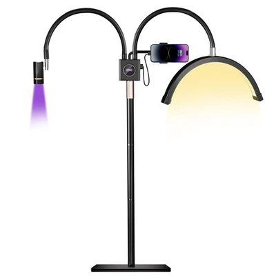 Half Moon Lash Light for Lash Tech, 3-in-1 Professional Esthetician Light wit... - Image 1 of 4