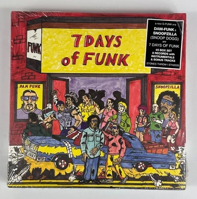 7 Days Of Funk Limited Edition 45 Box Set 8 Records Dam-Funk & Snoop Dogg - Image 1 of 4