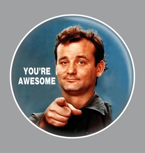 Imán de nevera o pegatina para computadora portátil Bill Murray You're Awesome - Imagen 1 de 18