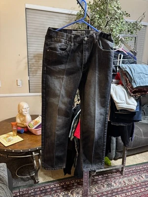 pd&c тонкий прямой искусственно состаренные джинсы 38 x 32 с Бесплатная доставка! - Изображение 1 из 4