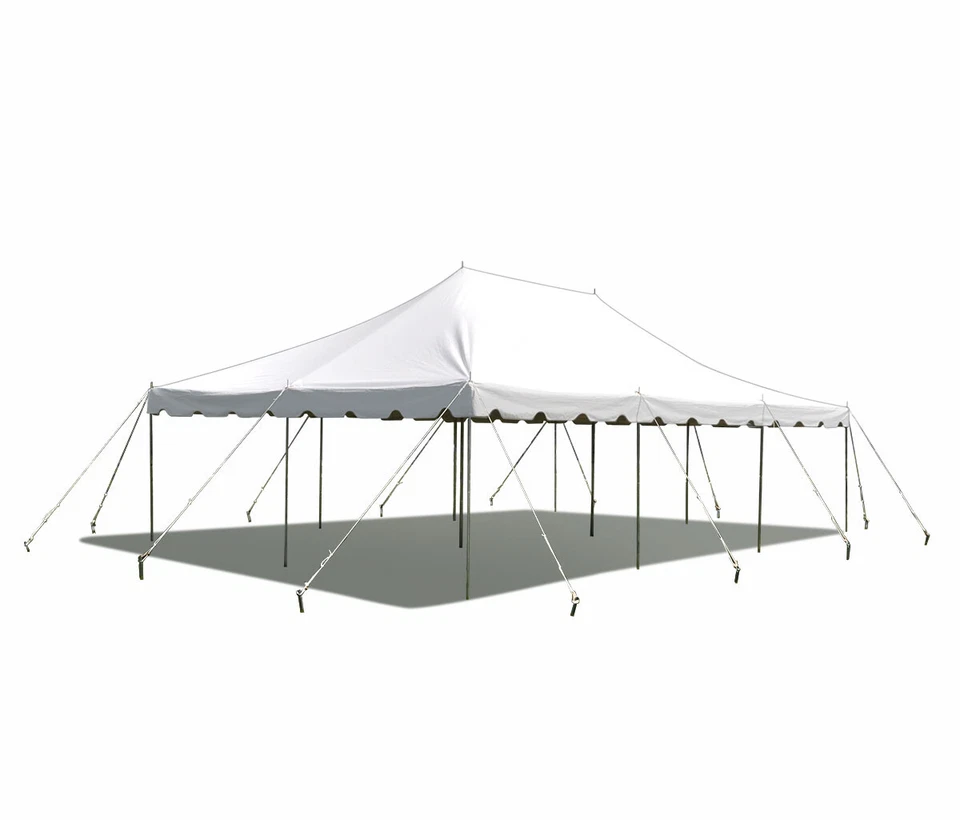 Weekender Pole Tent 20x30 White Canopy Event Wedding Party Backyard Gazebo - Image 1 of 4