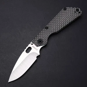 Strider Knives SnG DGG Full Titanium - Black Hardware / Stonewash 20CV Blade - Picture 1 of 8