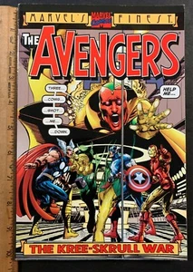 2000 MARVEL COMIC THE AVENGERS KREE-SKRULL WAR GRAPHIC NOVEL 1ST PRINT AA 101421 - Picture 1 of 3