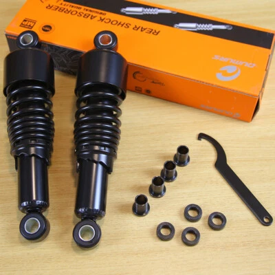 Amortiguadores L & R para Harley Dyna Sportster, Iron 883, 10,5"" pulgadas Foto 1 de 4