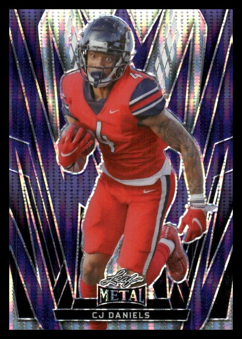 2024 Leaf Metal Pulsar Purple CJ Daniels Rc #27 (7/8)