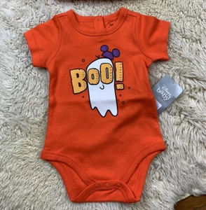 NWT Disney Baby 9-12 Mo HALLOWEEN One Piece With Mickey Mouse - Picture 1 of 3