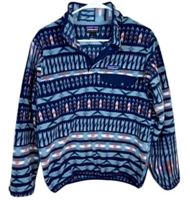 Patagonia Synchilla Snap-T polar para mujer talla pequeña azul Kuta Klash sombra 25455 - Imagen 1 de 14