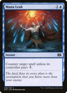 Mana Leak (058) Double Masters 2022 Magic The Gathering - Imagen 1 de 1