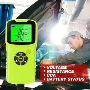 12V Car Motorcycle Battery Tester Battery System Analyzer Charging Cranking Test