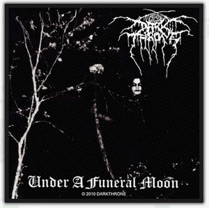 DARKTHRONE - BAJO UNA LUNA FUNERARIA - PARCHE TEJIDO - TOTALMENTE NUEVO - BANDA DE MÚSICA 2498 - Imagen 1 de 1
