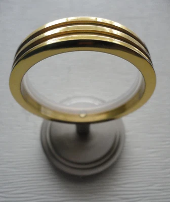 Nuevo dispensador de jabón o loción de latón GINGER Metro / níquel satinado y latón pulido Foto 1 de 4