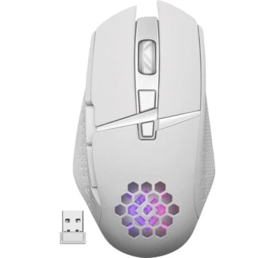 4745090820515 MOUSE DEFENDER GM-514 GLORY OPTIC RF RGB 3200dpi 7P WHITE defender - Image 1 of 4