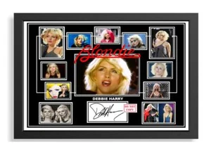 .239 debbie harry blondie signed a4 photograph framed unframed (reprint* - Picture 1 of 6