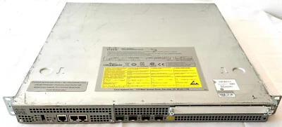 Cisco ASR1001 Aggregation Services Router V03 w/ 4 GB Ports & Dual AC Power #46 - Image 1 of 4