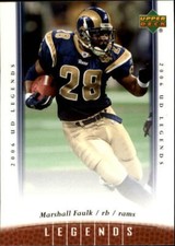 2006 Upper Deck Legends Football Base Singles (Pick Your Cards)