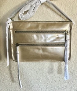Neu mit Etikett Hobo International Damen Leder Umhängetasche Geldbörse, Mission, Goldstaub - Bild 1 von 7