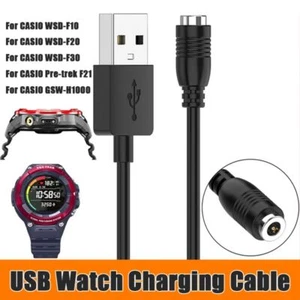 Fashion Watch Charger Charger Dock for Casio WSD-F10 F20 F30 F21 GSW-H1000 - Picture 1 of 11