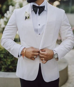 Theodore Bespoke Designer Mens Wedding 3 Piece Tuxedo Set Groom - Picture 1 of 3