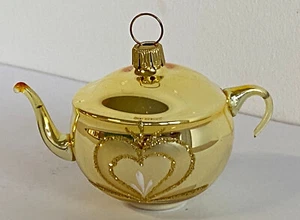 Alter Christbaumschmuck Formteil Kaffeekanne Teekanne 6398/21 - Bild 1 von 2