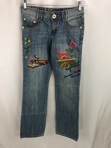 Teenie Weenie Embroidered Jeans youth size 38 NWT - Picture 1 of 7