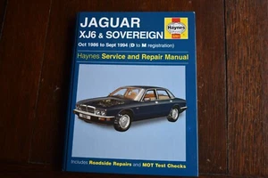 Haynes Manual 3261 - Jaguar XJ6 & Sovereign, 1986 to 1994 Hardback. - Picture 1 of 3