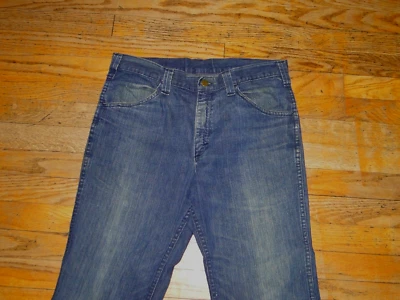 Jeans vintage LEE AÑOS 70 corte bota índigo acampanado 32 X 30 Foto 1 de 4