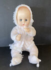 Vintage 1967 Effanbee 17"" Puppe Drink & Nass Sleepy Eyes Gelenk Original Outfit