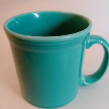 Fiesta Turquoise Blue HLC USA Vintage 80s FiestaWare Coffee Tea Mug Cup 10 Oz
