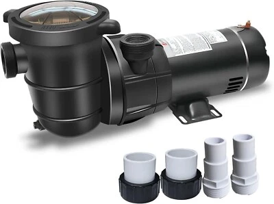 DoE-Complian PureBy Pool Motor Pump, 2HP Variable 2 Speed 115v 5160GPH AB GROUND - Image 1 of 4