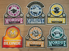 MORDUE Brewery  (CLOSED) - 6 X  Real Ale Pump Front Clips -home bar - MAN CAVE