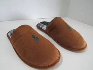 Zapatillas zueco deslizables de espuma viscoelástica marrón 8 Polo Ralph Lauren para hombre - Imagen 1 de 7