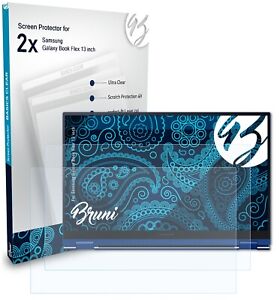 Bruni 2x Folie für Samsung Galaxy Book Flex 13 inch Schutzfolie