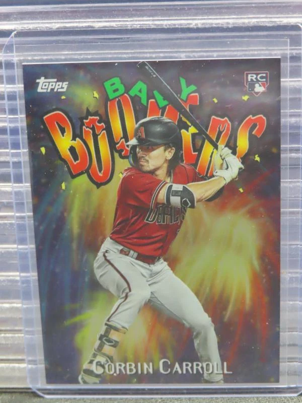 2023 Topps Archives Corbin Carroll 1998 Baby Boomers Green Foil Rookie RC #13/99
