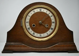 Vintage / OLd Style Brown Enfield J. Gurnett & Sons LTD Tischuhr B29cm x H23cm - Bild 1 von 11