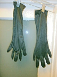 Damen Kostüm Handschuhe, schwarz - Bild 1 von 2