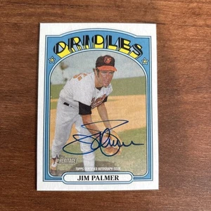 2021 Topps Heritage Real One Jim Palmer Auto Baltimore Orioles Autograph - Picture 1 of 2