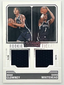 2023-24 Panini Contenders - Dual Swatches Clowney / Whitehead #RT2-STW (MEM, RC) - Picture 1 of 2