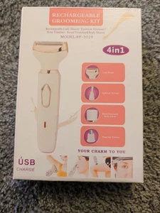 Womens Grooming Kit, Rechargeable USB 5V 3W Shaver 4 in 1 RF-3028 KIT - Picture 1 of 2