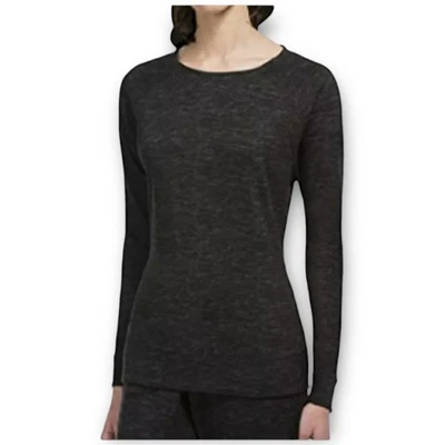 Blusa de lã macia feminina 32 graus corante espacial preta média nova com etiquetas - Imagem 1 de 4