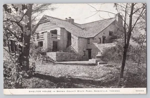 Postal Shelter House Brown County State Park Nashville Indiana 90303 1959 - Imagen 1 de 2