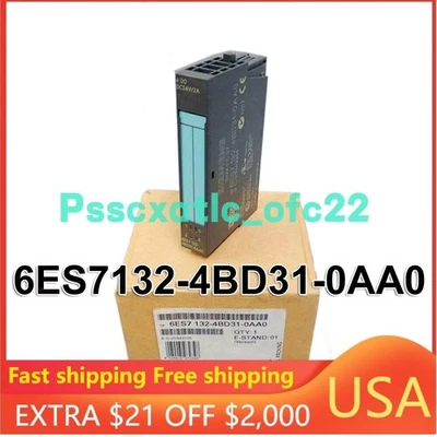 New Siemens 6ES7132-4BD31-0AA0 6ES71324BD310AA0 SIMATIC DP 5 ELECTRON MODULES - Image 1 of 4