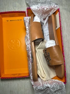 Tory Burch Ines Cage Slide Sandal Tan Womens Sz 7 MSRP $258 Worn Once w/dust bag - Picture 1 of 7