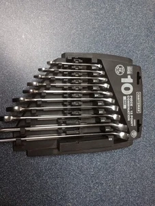 Craftsman VA Series 10 piece SAE 12 pt Combination Wrench Set USA w/ Holder - Bild 1 von 6
