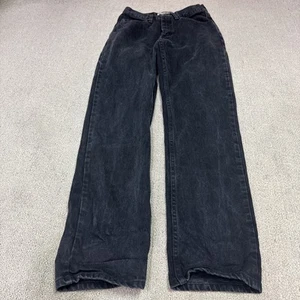 Wrangler Jeans Nero Tasche Dritte Uomo Taglia 28x32 - Foto 1 di 12