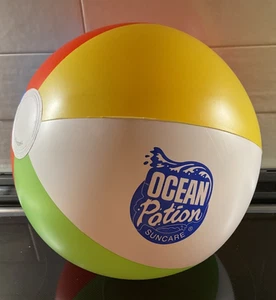 Vintage OCEAN POTION Sun Care Beach Ball RARE - Picture 1 of 3