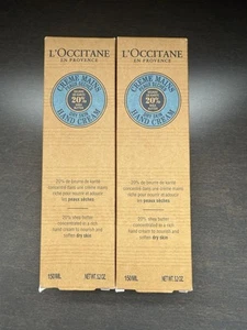 2 X L’Occitane Shea Hand Cream 5.2oz/150ml - Picture 1 of 5