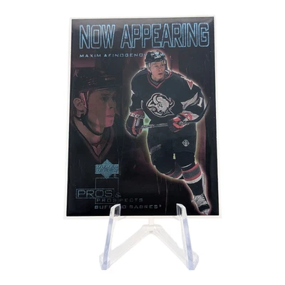 2001-01 MAXIM AFINOGENOV UPPER DECK PROS & PROSPECTS NOW APPEARING NA1 - Image 1 of 2