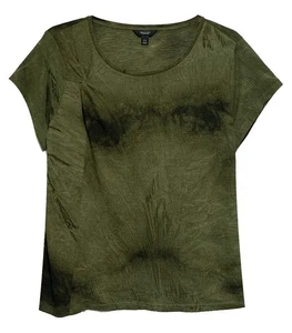 Vera Wang Olive con top nero leggero manica corta, taglia XXL - Foto 1 di 4