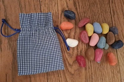 Wachsmalkreide im Säckchen - Bild 1 von 2