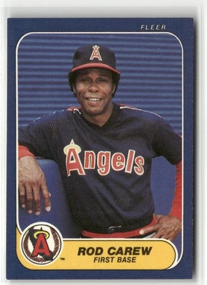 1986 FLEER #151 ROD CAREW CALIFORNIA ANGELS - Image 1 of 2